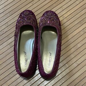 Coldwater Creek Bedazzled Ballet Flats
